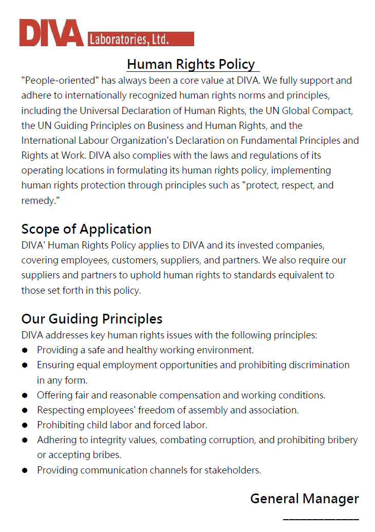 Human Rights Policy